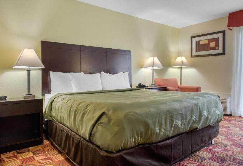 キングサイズベッドのスタンダードルーム, Quality Inn Bloomington Near University