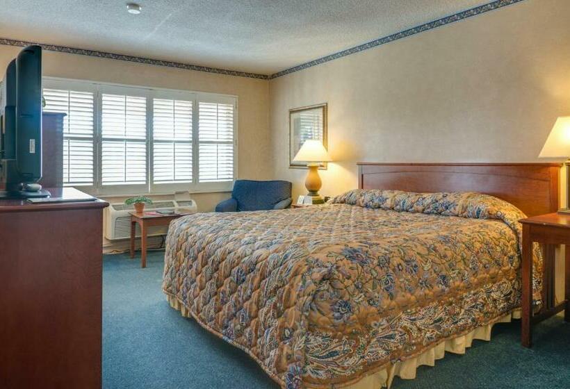 带大床的标准间, Saga Motor Hotel Pasadena