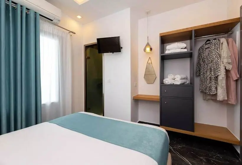 اتاق اجرایی با چشمانداز دریا, Deluxe Suites Santorini