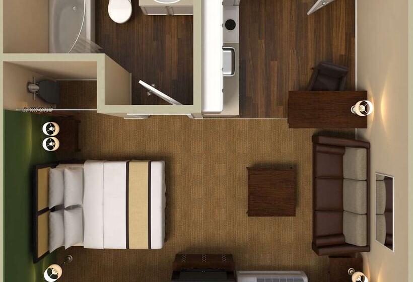 Студия Deluxe, Extended Stay America Select Suites Atlanta Perimeter Peachtree Dunwoody