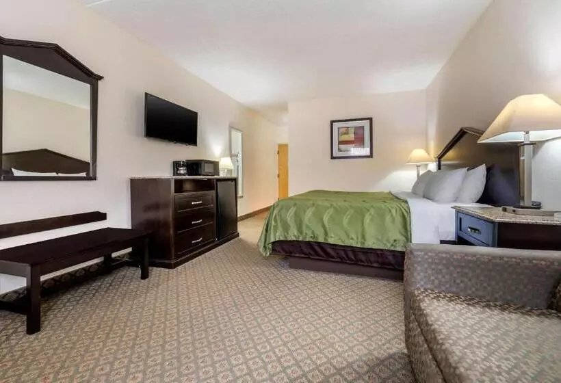 キングサイズベッドのスタンダードルーム, Quality Inn Fort Wayne