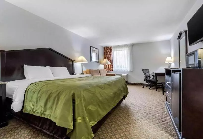 身障者適用キングサイズベッドルーム, Quality Inn Fort Wayne
