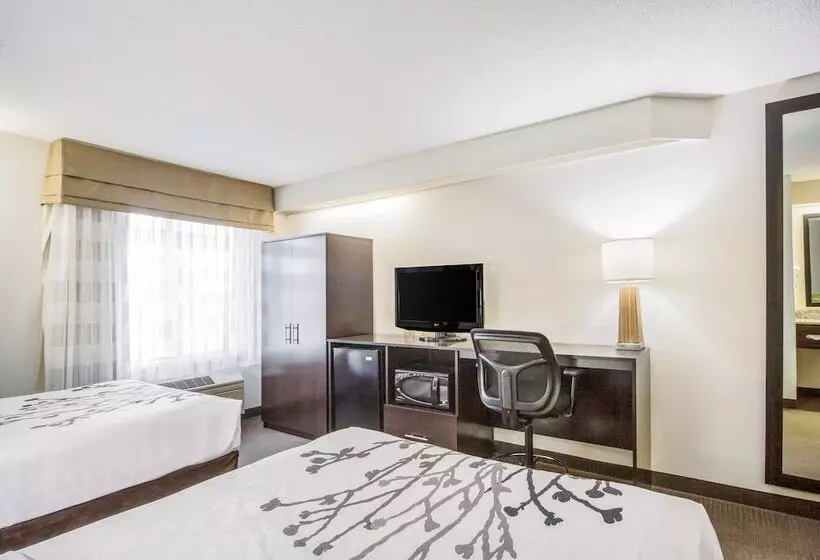２ダブルベッドのスタンダードルーム, Sleep Inn & Suites Columbus