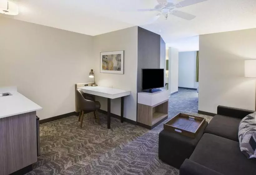 キングサイズベッドのスイートルーム, Springhill Suites Minneapolisst. Paul Airport/eagan