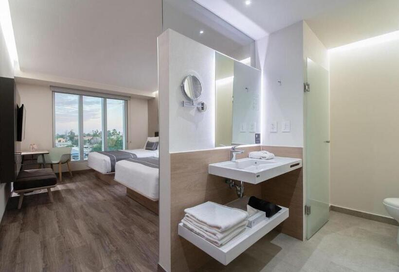 带2个双人床的标准工作室, City Express Plus By Marriott Mexicali