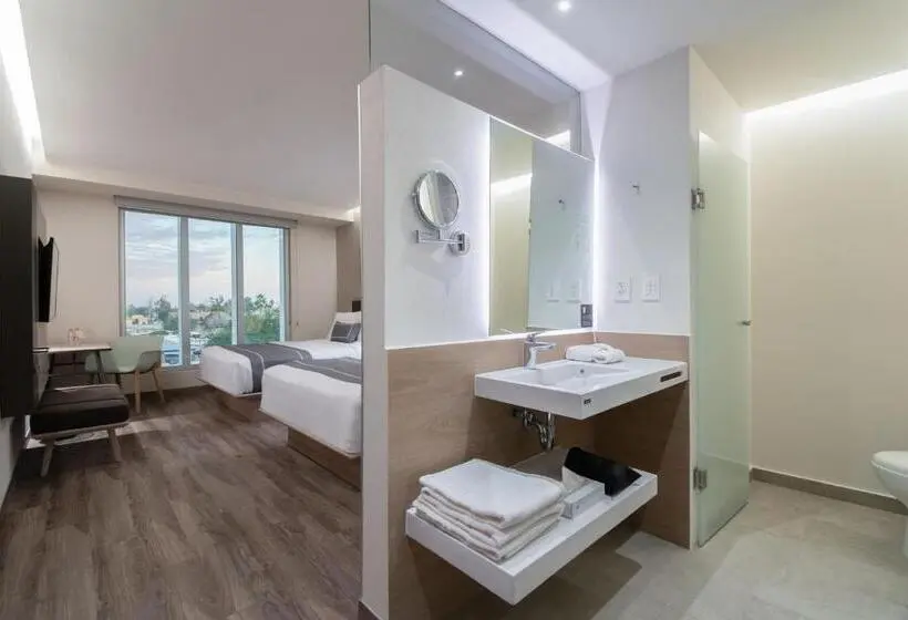 2ダブルベッドのスタンダードルーム, City Express Plus By Marriott Mexicali