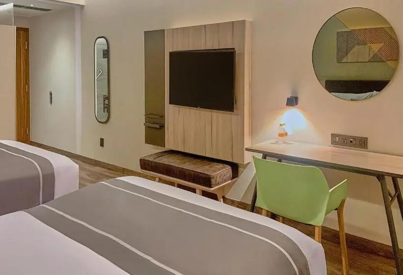 2ダブルベッドのスタンダードルーム, City Express Plus By Marriott Mexicali