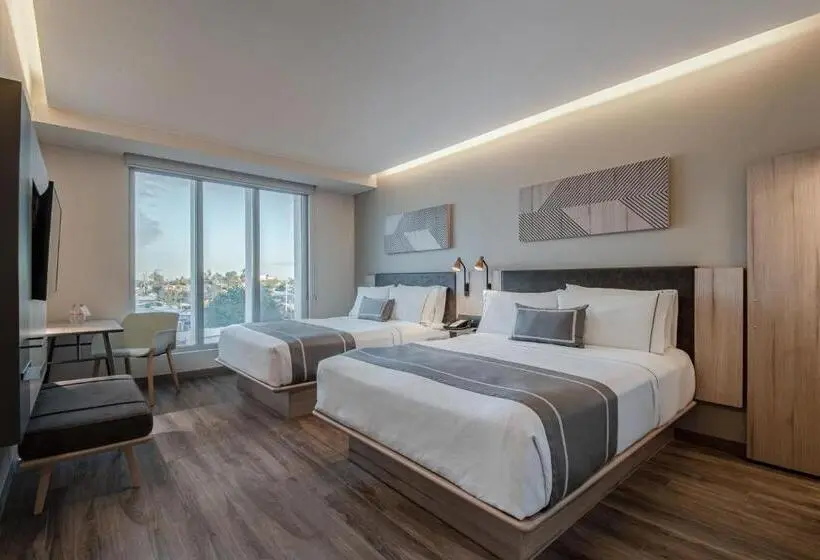 2ダブルベッドのスタンダードルーム, City Express Plus By Marriott Mexicali
