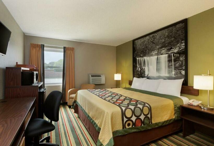 キングサイズベッドのスタンダードルーム, Super 8 By Wyndham Rantoul