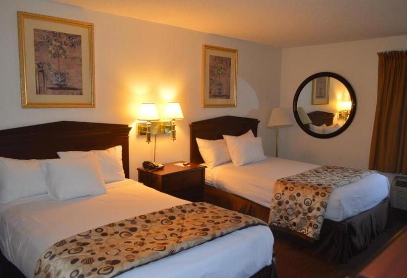 带2个双人床的标准工作室, American Elite Inn