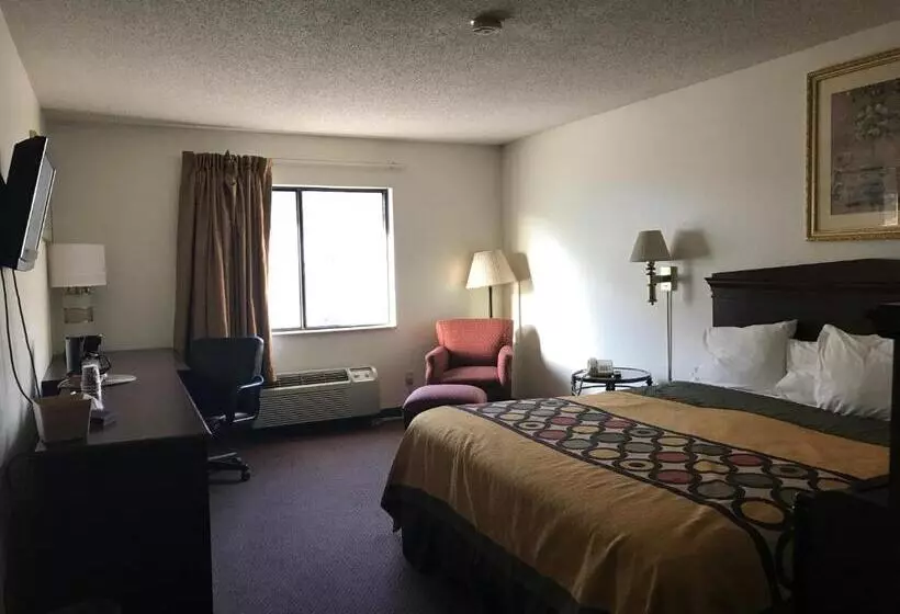 キングサイズベッドのスタンダードルーム, American Elite Inn