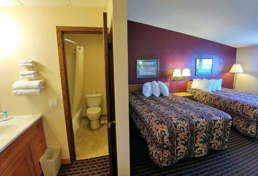 غرفه قياسيه سريرين مزدوجين, Red Carpet Inn Windom