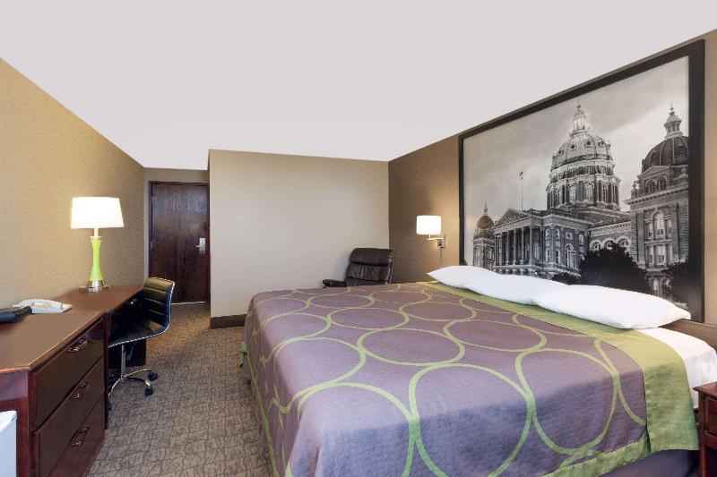 스탠다드 룸 킹사이즈 침대, Super 8 By Wyndham Carroll