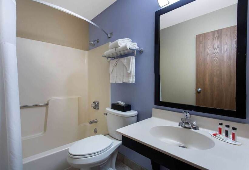 带大床的套房, Super 8 By Wyndham Cromwell/middletown