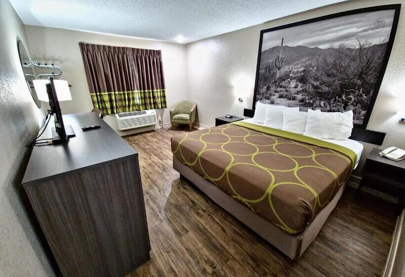 장애인을 위한 킹사이즈 침대 스탠다드 룸, Super 8 By Wyndham Goodyear/phoenix Area