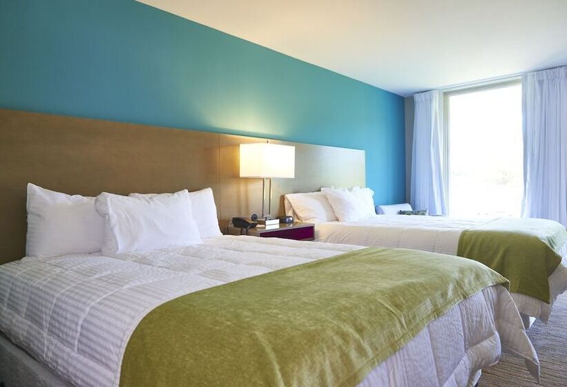 غرفه قياسيه سريرين مزدوجين, Sunset Beach Resort