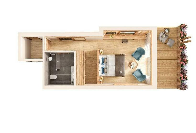 חדר דלוקס, Mondi Hotel Tscherms