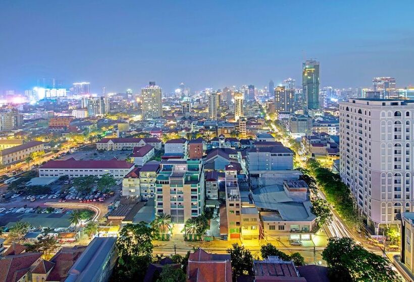 חדר דחוקס עם מיטת קינג, Poulo Wai Hotel & Apartment