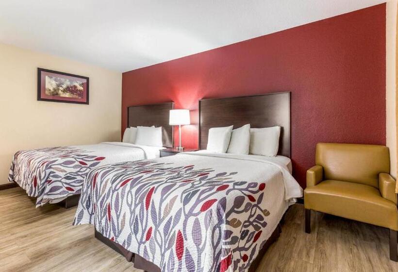 غرفه قياسيه سريرين مزدوجين, Red Roof Inn Dry Ridge