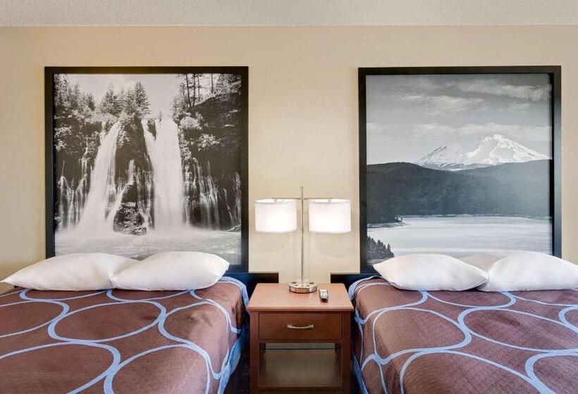 스탠다드 룸 더블 침대 2개, Super 8 By Wyndham Alturas