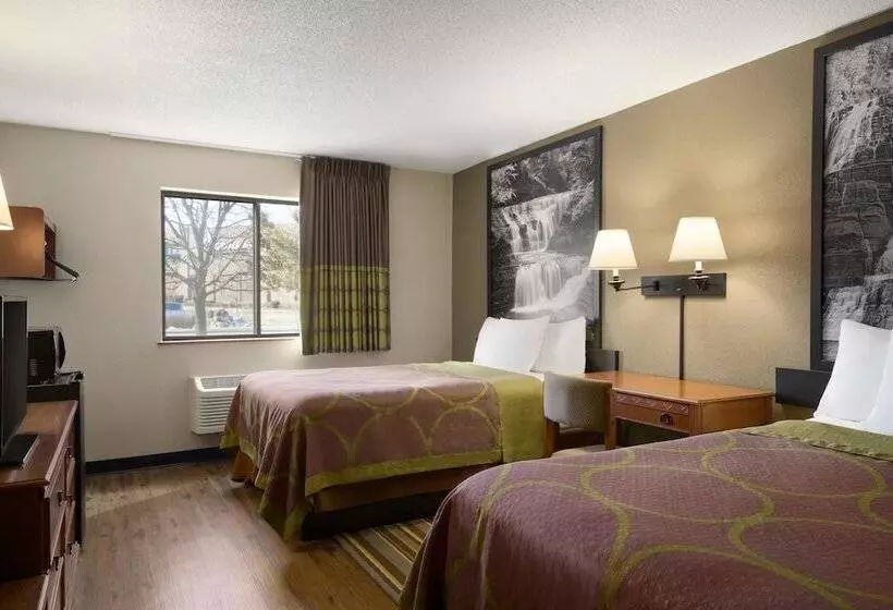 اتاق استاندارد با 2 تخت دوبل, Super 8 By Wyndham Ithaca