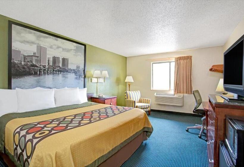 Стандартный Номер Кровать Кинг, Super 8 By Wyndham Newport News/jefferson Ave