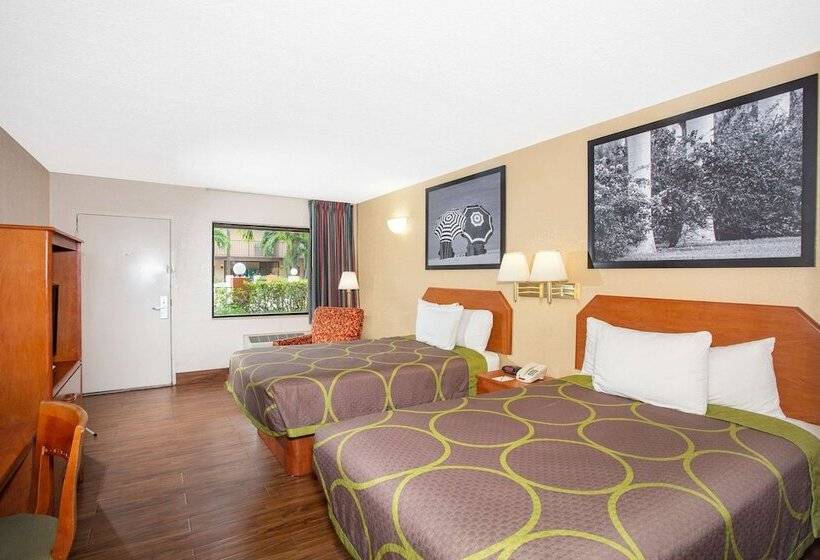 غرفه قياسيه سريرين مزدوجين, Super 8 By Wyndham North Palm Beach