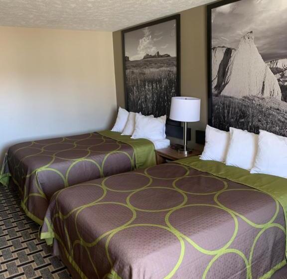 Номер Стандарт 2 Двуспальные Кровати, Super 8 By Wyndham O Neill Ne