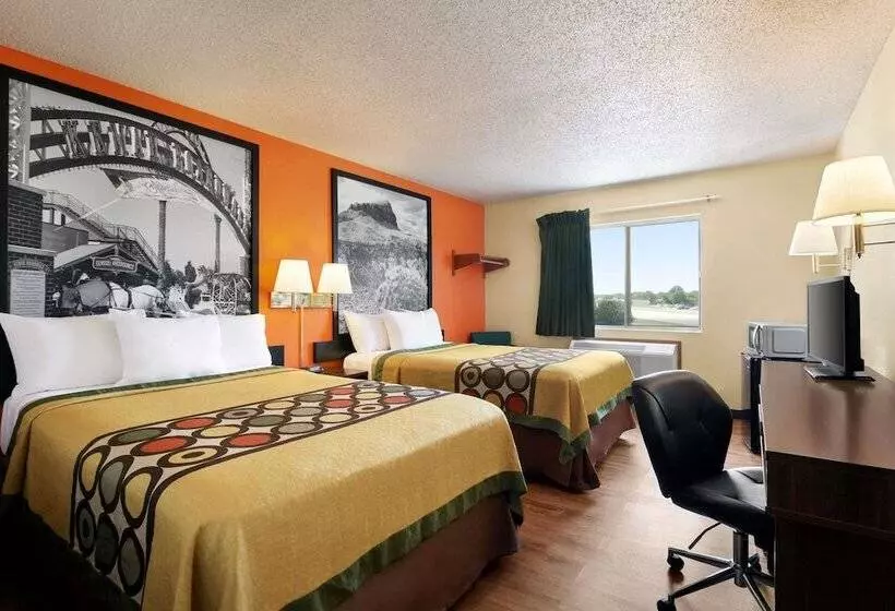 ２ダブルベッドのスタンダードルーム, Super 8 By Wyndham Waco University Area