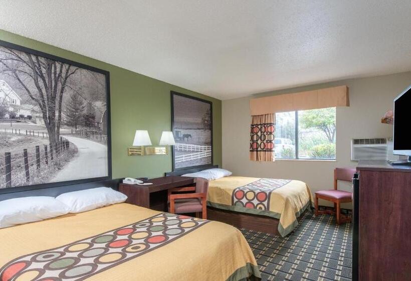 Номер Стандарт 2 Двуспальные Кровати, Super 8 By Wyndham Youngstown/austintown