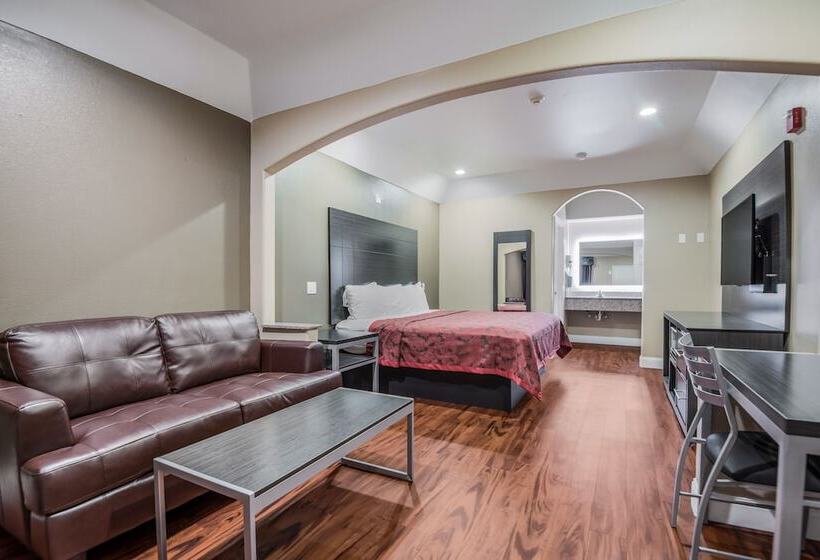 Mozgáskorlátozott Standard Franciaágyas Szoba, Scottish Inns & Suites Iah Airport   Beltway 8