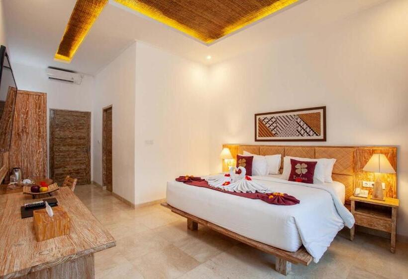 غرفة ديلوكس مطلة على حمام السباحة, The Kalyana Ubud Resort