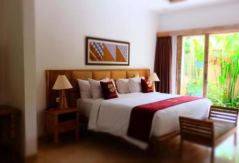 غرفة ديلوكس مطلّة علي الحديقة, The Kalyana Ubud Resort