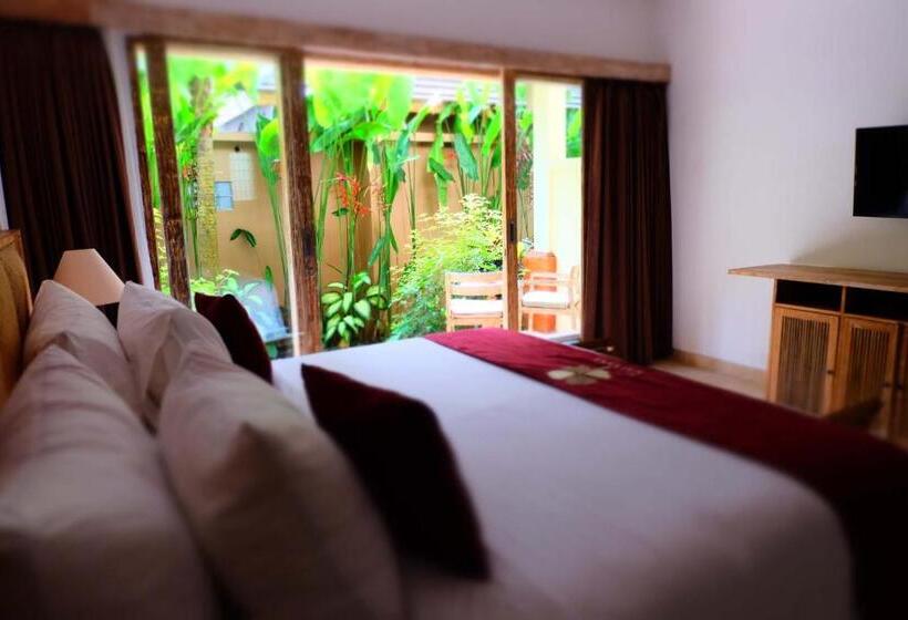 غرفة ديلوكس مطلّة علي الحديقة, The Kalyana Ubud Resort
