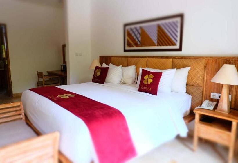 غرفة ديلوكس مطلّة علي الحديقة, The Kalyana Ubud Resort