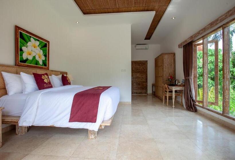 غرفة ديلوكس مطلّة علي الحديقة, The Kalyana Ubud Resort