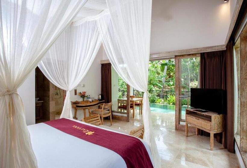 Вилла с 1 спальней и бассейном, The Kalyana Ubud Resort