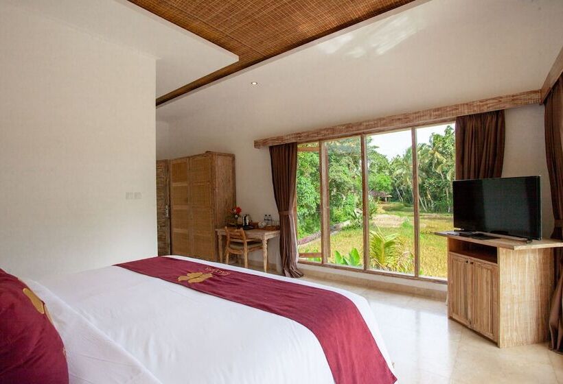 غرفة ديلوكس مطلّة علي الحديقة, The Kalyana Ubud Resort