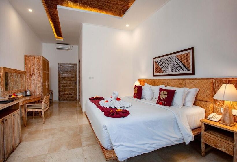 غرفة ديلوكس مطلة على حمام السباحة, The Kalyana Ubud Resort