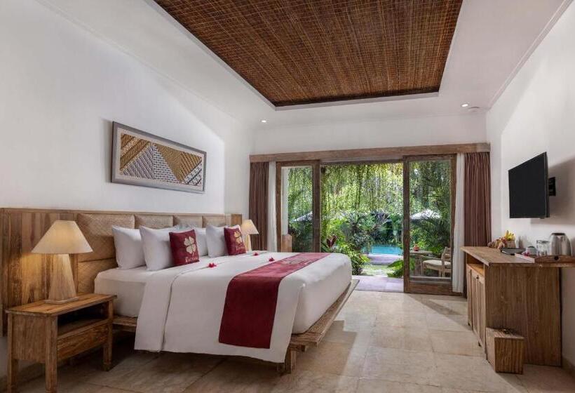 Номер Deluxe Вид на Бассейн, The Kalyana Ubud Resort