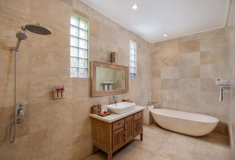 غرفة ديلوكس مطلّة علي الحديقة, The Kalyana Ubud Resort