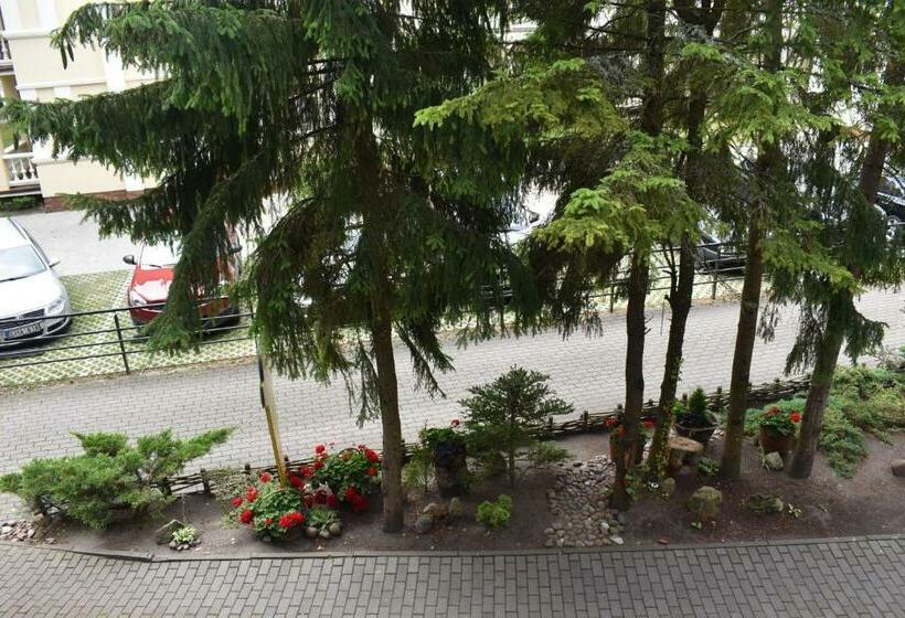 آپارتمان 1 خوابه با بالکن, Saulės Krantas