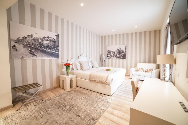 琮城市景观的豪华间, Rooms Milano Duomo