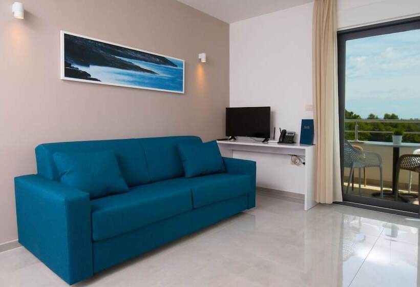 オーシャンビューのスーペリアー１ベッドルームアパートメント, Aparthotel Punta Blu   Pool & Spa