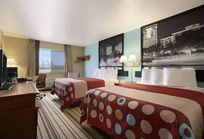 Standard-huone 2 Parivuodetta, Super 8 By Wyndham Park City/north Wichita Area