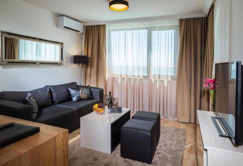 침실 1개 바다 전망 아파트, Onyx Beach Residence   Free Parking & Beach Access