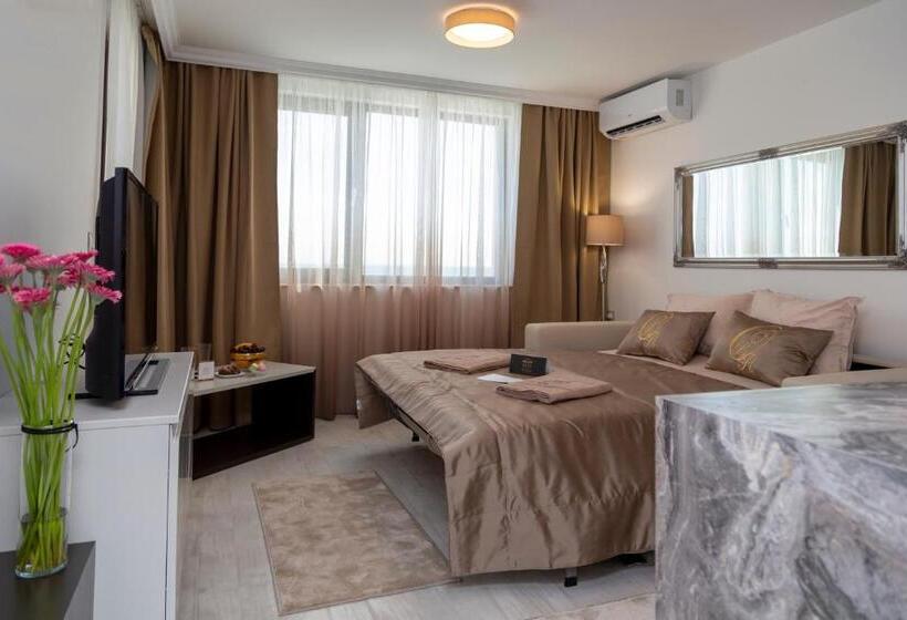 شقة غرفة واحدة مطلة على البحر, Onyx Beach Residence   Free Parking & Beach Access