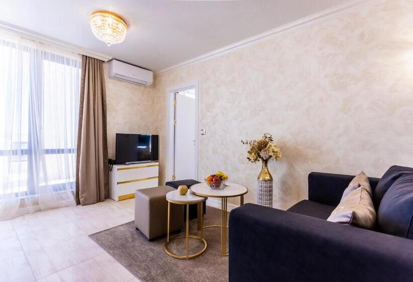 شقة ديلوكس غرفة نوم واحدة مطلة على البحر, Onyx Beach Residence   Free Parking & Beach Access