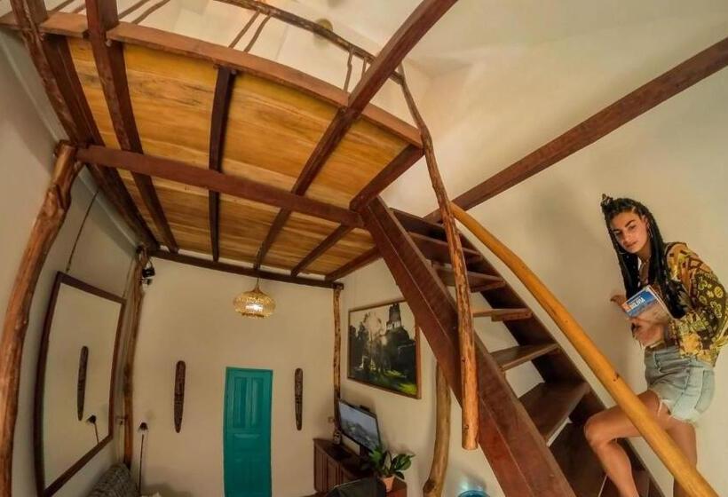 آپارتمان 1 خوابه با تراس, Los Amigos Hostel