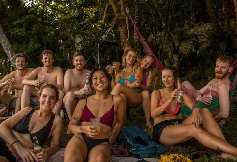 تختخواب در اتاق مشترک, Los Amigos Hostel